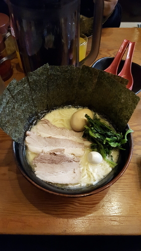 「スペシャルラーメン880円(硬め、塩、麺多め)」@濃厚とんこつラーメン 川口家の写真