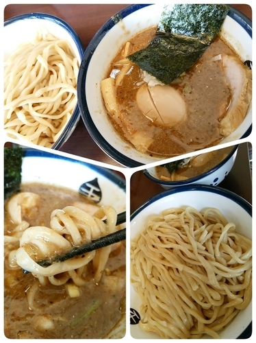 「味玉つけ麺中盛」@つけめん 玉 本店の写真