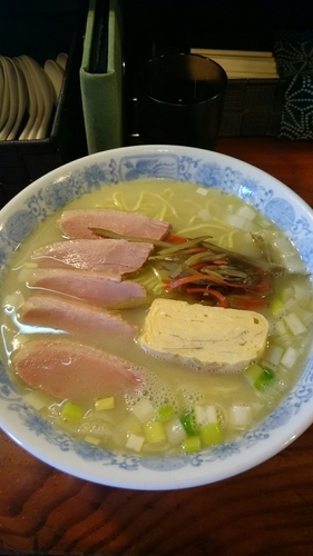 「カモ本絞りそば  ８５０円」@中華そばつけそば 千思萬考の写真