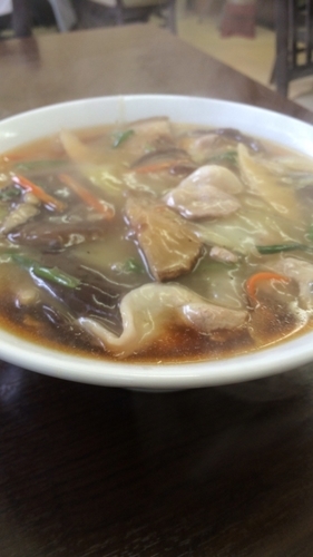 「椎茸拉麵」@らーめん・餃子 自由軒の写真