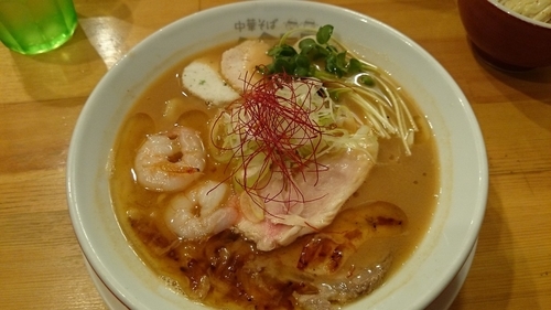 「えへへえび味噌ラーメン」@中華そば ムタヒロ 大阪福島店の写真