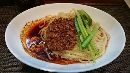 「汁なし坦々麺」@麺や金時の写真