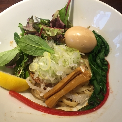 「味玉アンチョビ塩まぜそば¥930」@志奈そば 田なか Secondの写真