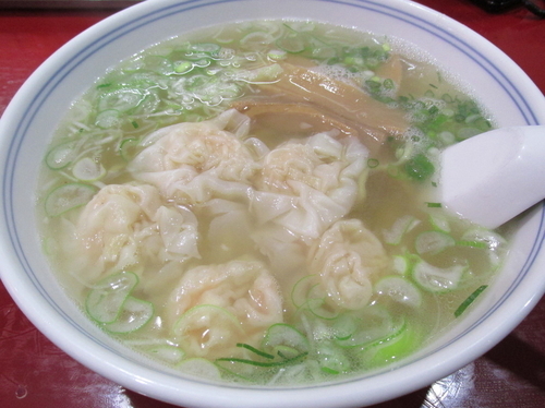 「海老ワンタン麺　「750円」」@喜久の写真