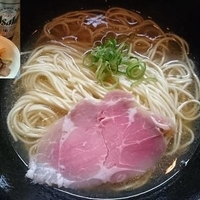 小豆島産生揚げ醤油と煮干しのかけそば￥500＋ビール￥400