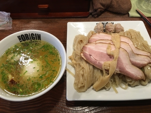 「特塩つけ麺 1000円」@らあめん元の写真