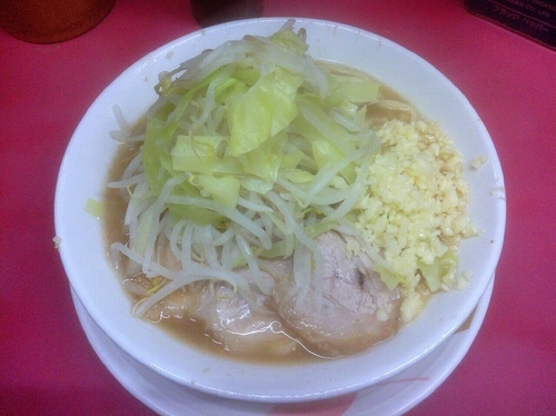 「大ラーメン　ニンニクマシマシ　700円」@ラーメン二郎 大宮店の写真