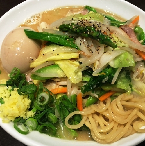 「【夜限定】旬菜湯麺」@中華そば 飯村製作所の写真