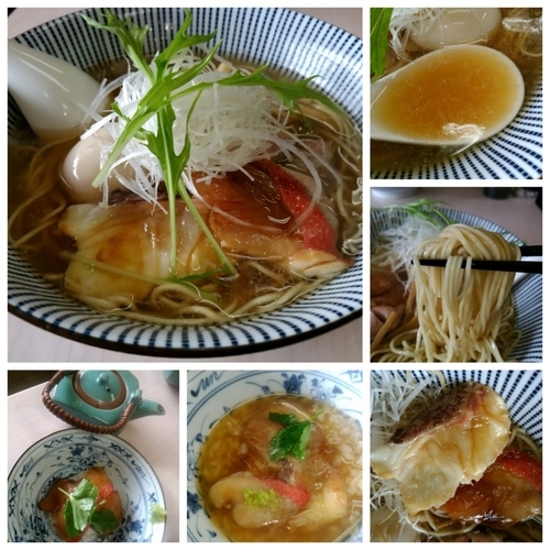 「【ﾗｰﾒﾝWaIker限定】真鯛と金目鯛の中華そば880円」@中華そば よしかわの写真