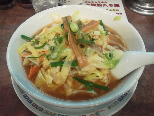 「野菜ラーメン」@風神 品川店の写真