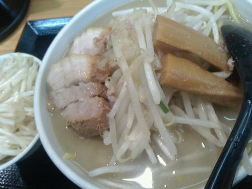 「味噌ラーメン、大盛り」@味噌麺処 花道庵の写真
