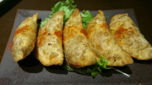 「トマトギョーザ　600円」@ビストロ オラゲの写真