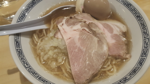 「にぼしそば」@麺屋 弥栄の写真