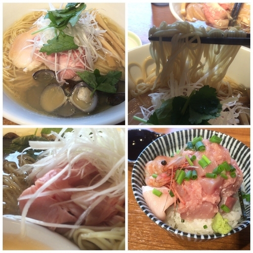 「しじみそば 830円 + 海鮮丼400円」@寿製麺よしかわ 川越店の写真