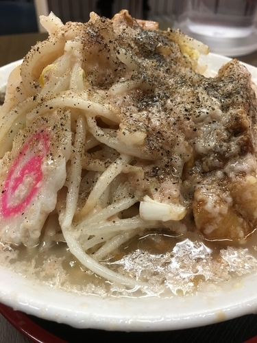 「黒マー油混ぜそば大盛り」@麺屋 元の写真