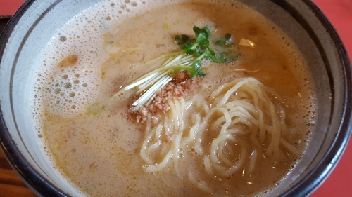 「ごまらーめん」@民芸風らーめん いなほ 本店の写真