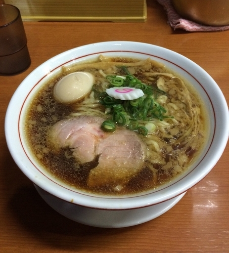 「味玉そば大盛」@横浜中華そば 維新商店の写真
