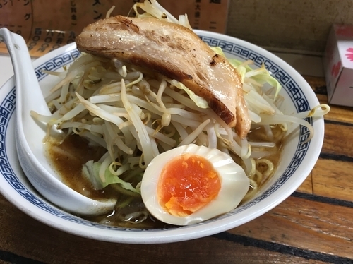 「ドラゴンらーめん龍(ごん太麺250g)¥850二郎風」@東京とんこつ らーめん龍の写真