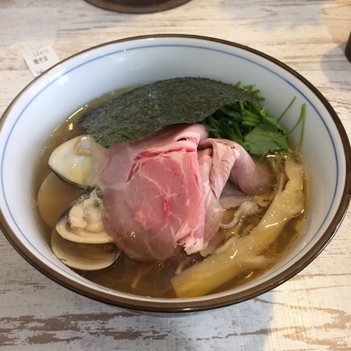 「蛤そば」@中華そば 四つ葉の写真