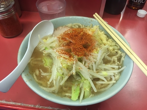 「小ラーメン+ニンニク 700円」@ラーメン二郎 桜台駅前店の写真
