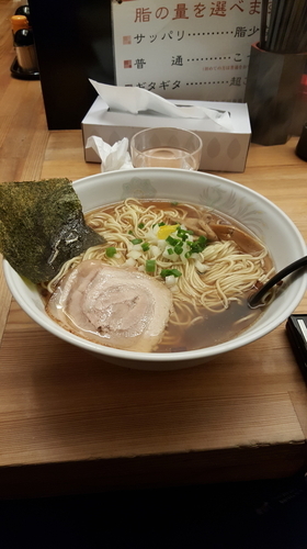 「鳥煮干ラーメンあっさり味710円＋大盛り100円」@麺屋 祐 TASUKUの写真
