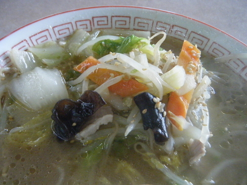 「地元野菜ラーメン700円」@もめん亭ラーメン一番の写真