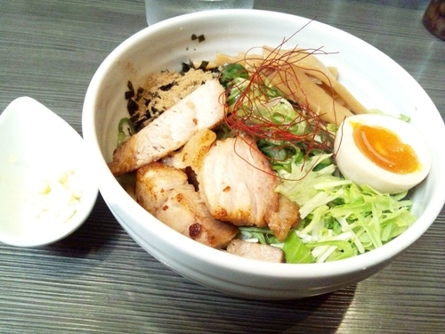 「塩まぜそば（小）500円」@麺屋 こころ 蒲田店の写真