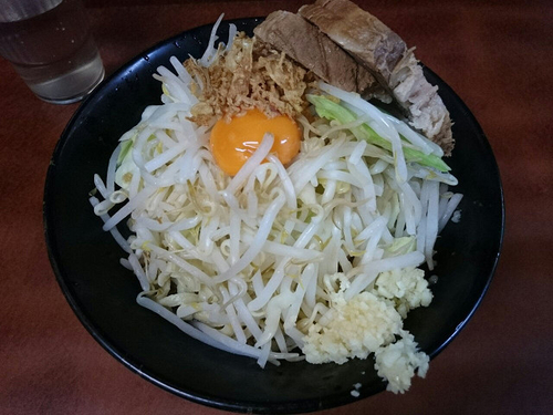 「小ラーメン、汁なし」@ラーメン二郎 めじろ台法政大学前店の写真