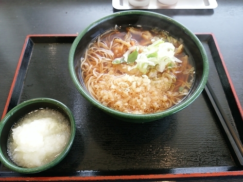 「朝そば(温・おろし)330円」@ゆで太郎 高崎問屋町店の写真