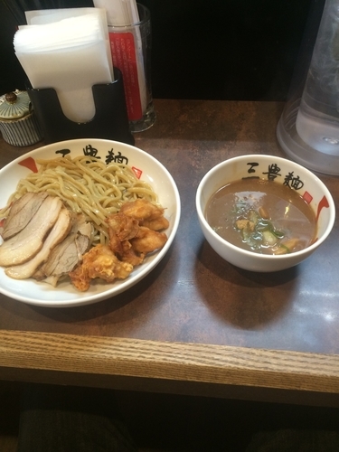 「濃厚魚介つけ麺」@三豊麺 十三店の写真