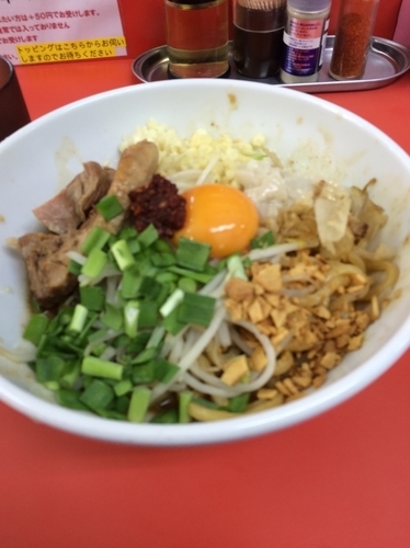 「まぜそば 小800円」@らー麺 ぶたのジョーの写真