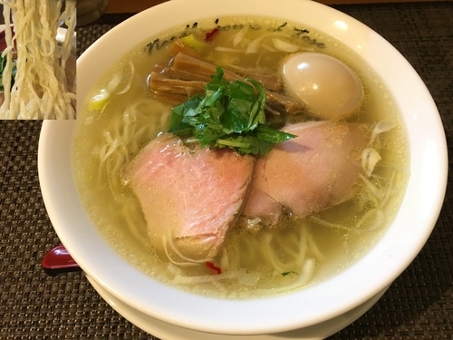 「3/12~13限定 塩らぁ麺 750円」@麺庵ちとせの写真