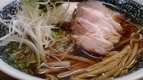 「良温そば 醤油 + ﾙｰﾛｰ風飯」@良温(Ra-on)の写真