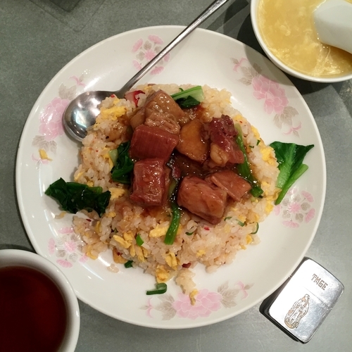 「牛腩炒飯（牛バラチャーハン）」@牡丹園の写真