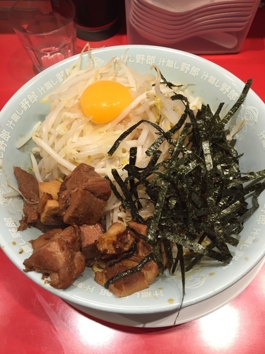 「汁なし野郎  750円」@野郎ラーメン 渋谷センター街総本店の写真