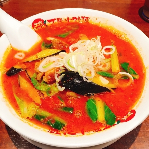 「太陽のナスラーメン」@太陽のトマト麺 Next 新宿ミロードの写真