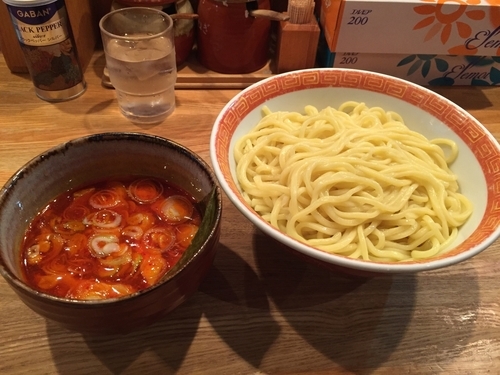 「辛味MAXつけめん(あつもり、大盛440ｇ) 760円」@つけ麺屋 やすべえ 池袋店の写真