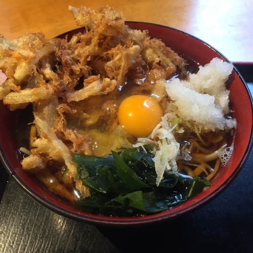 「半天ぷらセット（￥350）」@蕎麦 さだはる 西新橋店の写真