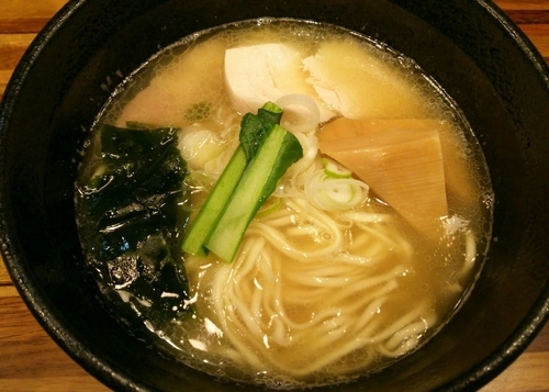 「[60食限定]らーめん鱸と石持　850円」@鮮魚らーめん 五ノ神水産の写真