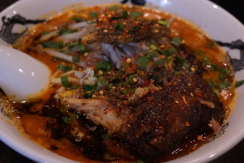 「カラシビ味噌らー麺＋肉増し＋半ライス」@カラシビ味噌らー麺 鬼金棒の写真