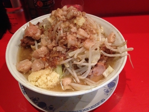 「大ラーメン（ニンニク、アブラ、カラメ）」@ラーメン二郎 府中店の写真
