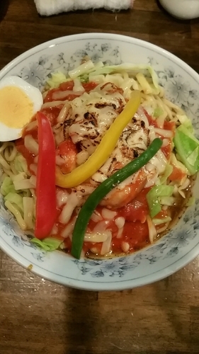 「汁なしトマト」@東池袋大勝軒 八王子店の写真