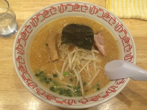 「赤みそらーめん」@ゆうきや つくば学園店の写真