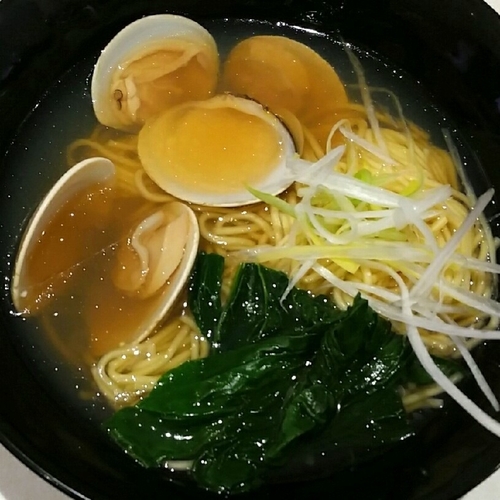 「【フェアメニュー】はまぐりの旨だしラーメン　４１０円」@はま寿司 石岡店の写真