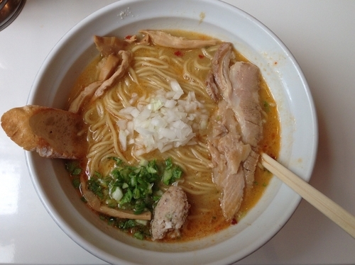 「鳥そば塩」@はりけんラーメンの写真