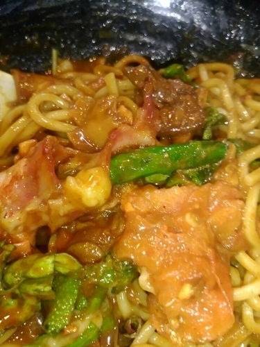 「【限定】牛筋カレー油そば830円」@麺屋 扇 SENの写真