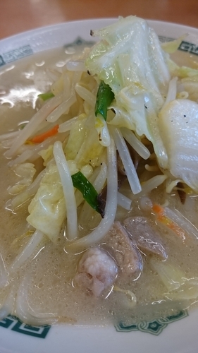 「野菜たっぷりタンメン５００円」@日高屋 信濃町駅前店の写真