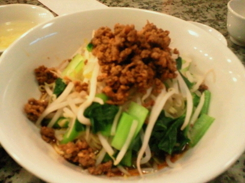 「汁なし担々麺 850円」@中国料理 上海 大町店の写真