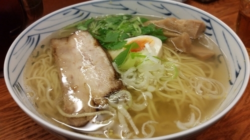 「和風柚子柳麺　730円」@麺屋ひょっとこの写真