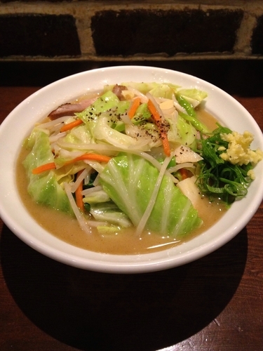 「【夜限定】旬菜湯麺」@中華そば 飯村製作所の写真